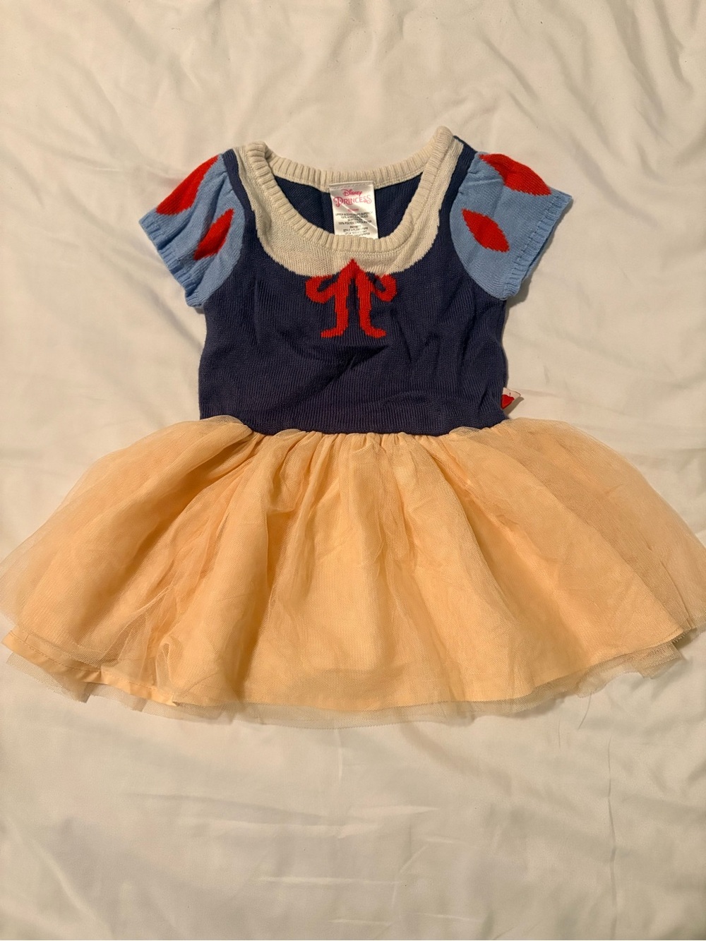 Disney Blue, Light Blue, Red and Cream Tulle Princess Dress